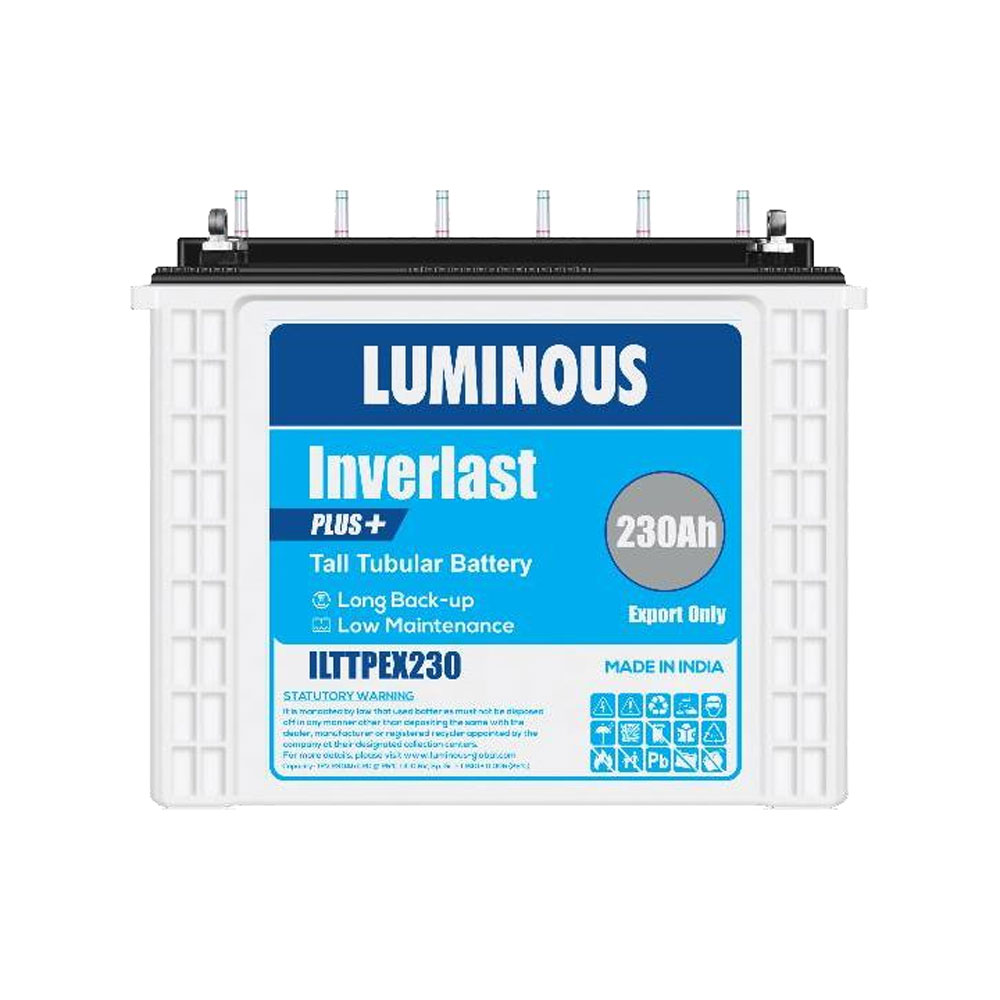 Inverlast Plus 230AH 12V Tall Tubular Battery